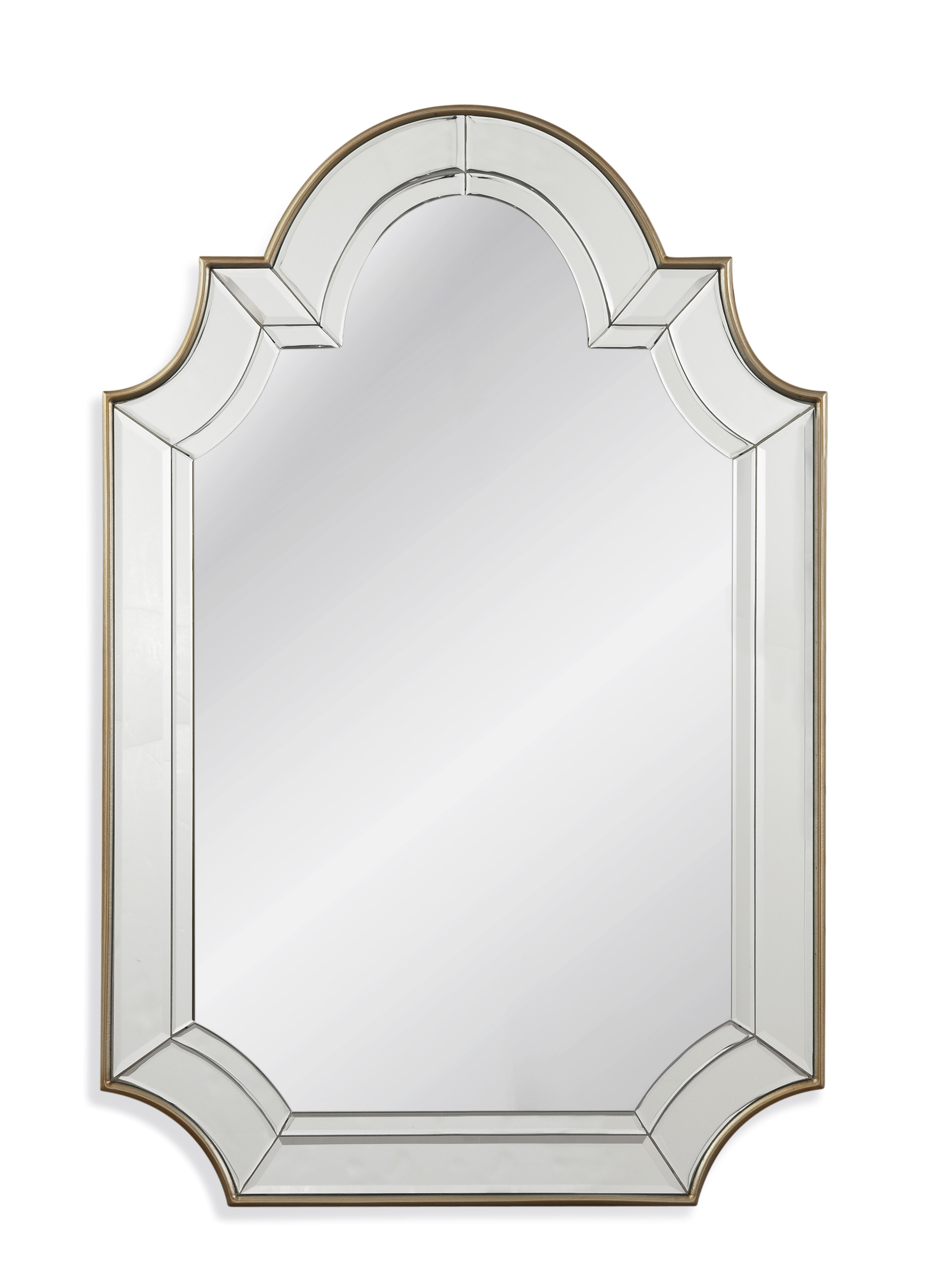 Bassett Mirror Old World M3676 Phaedra Wall Mirror Esprit Decor Home 